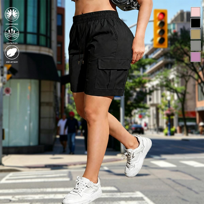 [LAST DAY SALE]Women’s Multi-Pocket Outdoor Cargo Shorts