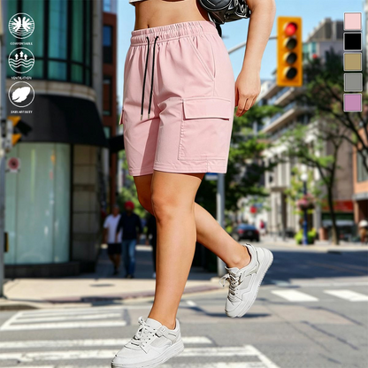 [LAST DAY SALE]Women’s Multi-Pocket Outdoor Cargo Shorts