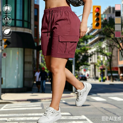 [LAST DAY SALE]Women’s Multi-Pocket Outdoor Cargo Shorts
