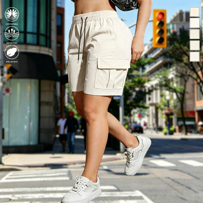 [LAST DAY SALE]Women’s Multi-Pocket Outdoor Cargo Shorts