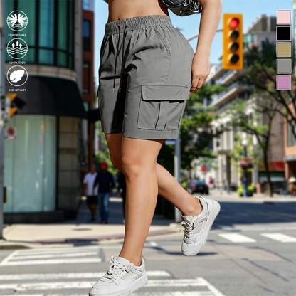 [LAST DAY SALE]Women’s Multi-Pocket Outdoor Cargo Shorts