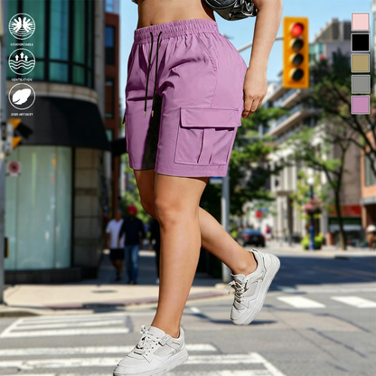 [LAST DAY SALE]Women’s Multi-Pocket Outdoor Cargo Shorts
